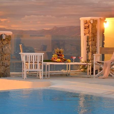 Mykonos Sea View Luxury Villa By Calypso Sunset Villas Mykonos Town Екстер'єр фото