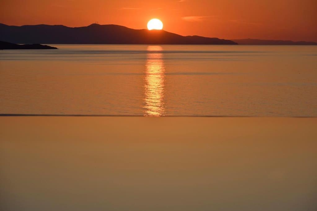 Mykonos Sea View Luxury Villa By Calypso Sunset Villas Mykonos Town Екстер'єр фото