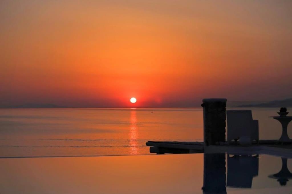 Mykonos Sea View Luxury Villa By Calypso Sunset Villas Mykonos Town Екстер'єр фото