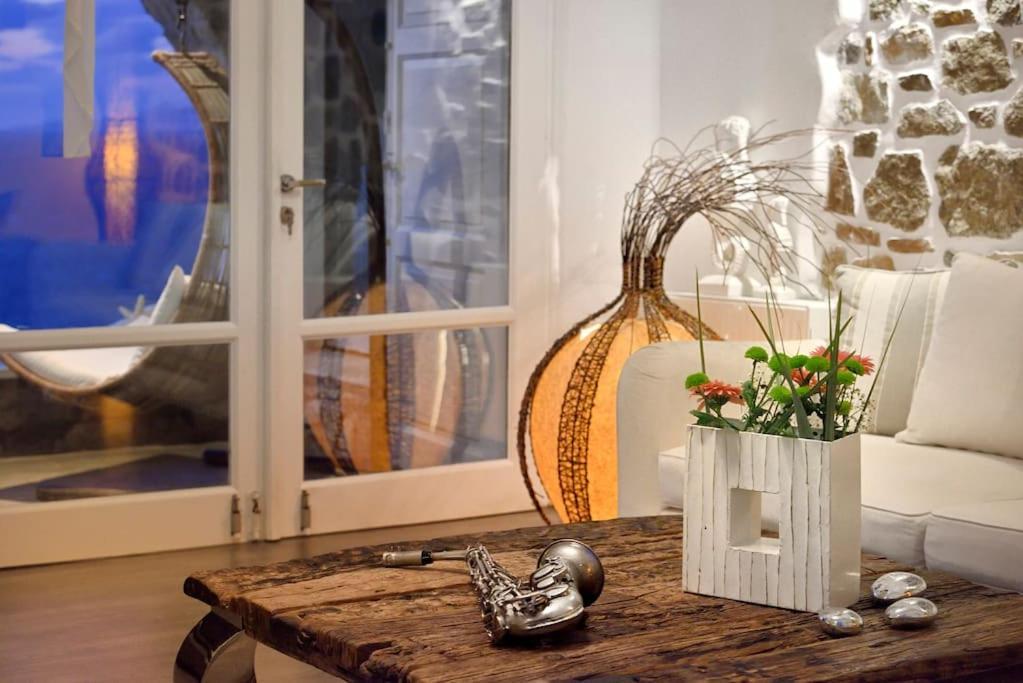 Mykonos Sea View Luxury Villa By Calypso Sunset Villas Mykonos Town Екстер'єр фото