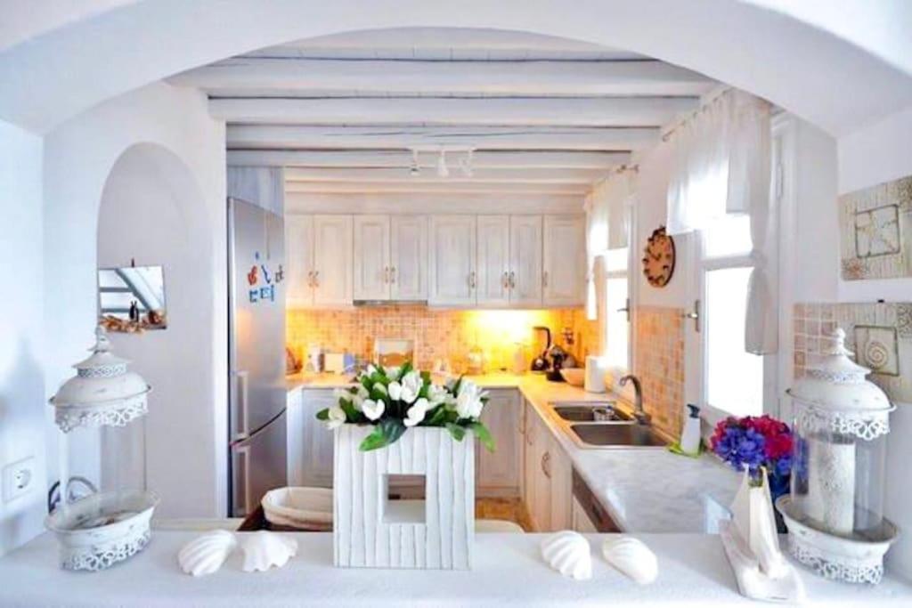 Mykonos Sea View Luxury Villa By Calypso Sunset Villas Mykonos Town Екстер'єр фото