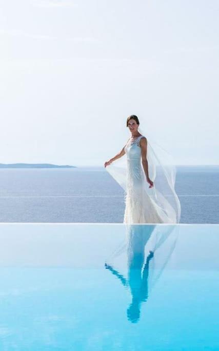 Mykonos Sea View Luxury Villa By Calypso Sunset Villas Mykonos Town Екстер'єр фото