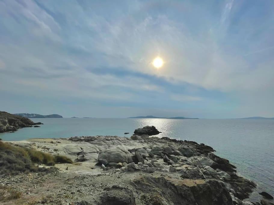 Mykonos Sea View Luxury Villa By Calypso Sunset Villas Mykonos Town Екстер'єр фото